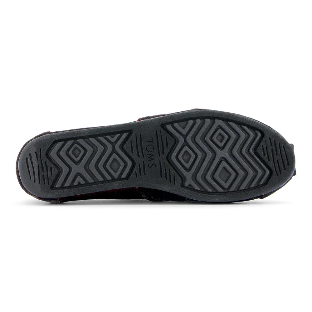 Toms Wmns Alpargata Deep Burgundy Jewel Velvet