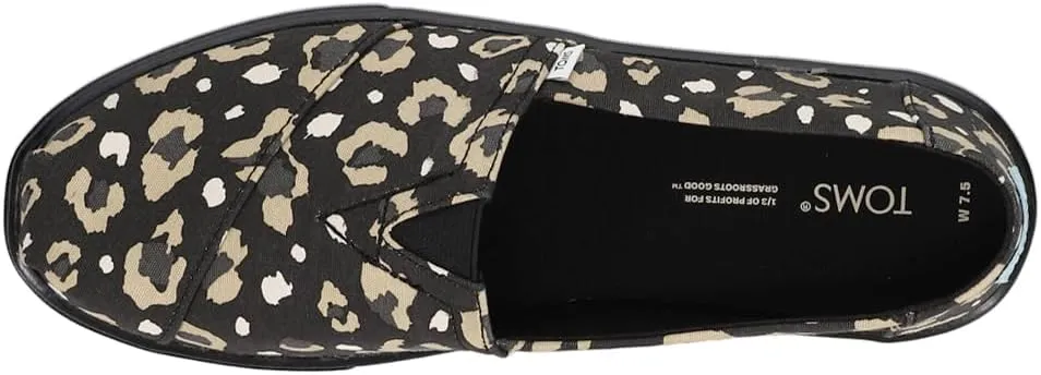 TOMS Women's Alpargata Cupsole Leopard Slip on Sneaker