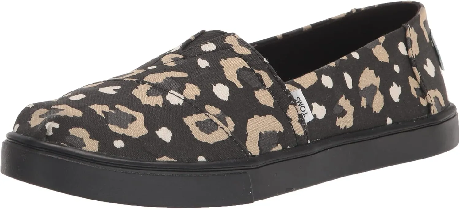 TOMS Women's Alpargata Cupsole Leopard Slip on Sneaker