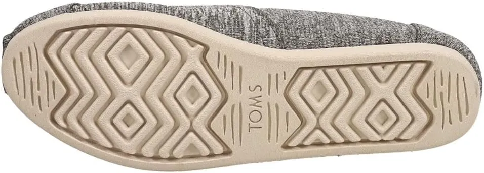 TOMS Womens Alpargata Slip On Flats Casual - Blue