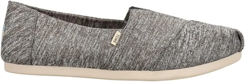 TOMS Womens Alpargata Slip On Flats Casual - Blue