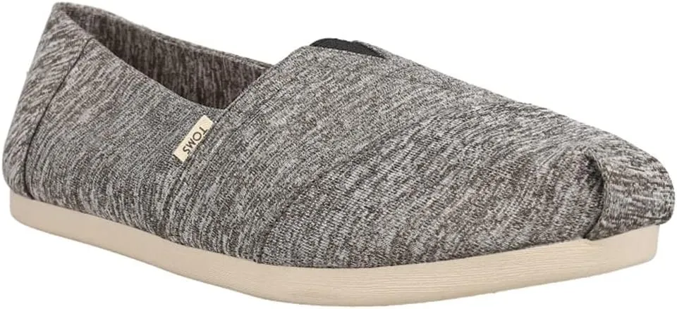 TOMS Womens Alpargata Slip On Flats Casual - Blue