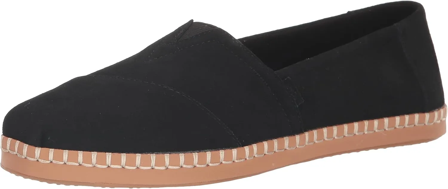 TOMS Women's, Alpargata Vetiver Suede Leather Wrap Slip-On