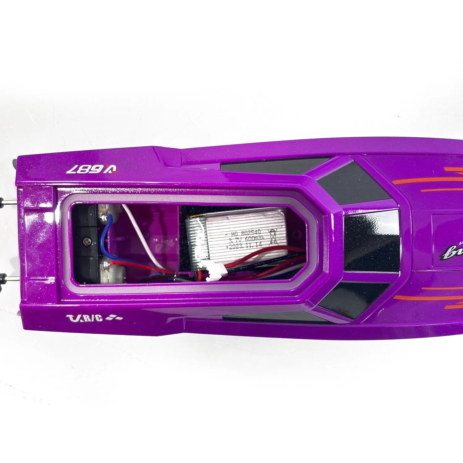 TOUCAN Plastic RC Boat Electric RTR Radio Controlled Racing Ship High Speed Boat Pool Lake Toy for Kids Adults Painted Assembled
