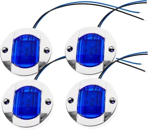 Trailer Turn Signal Lights Led 4pcs Truck Trailer Sidelights As Material Durable Craftsmanship Boat Kit