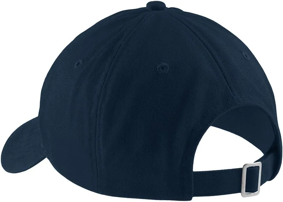 Trendy Apparel Shop Trash Embroidered Soft Crown 100% Brushed Cotton Cap