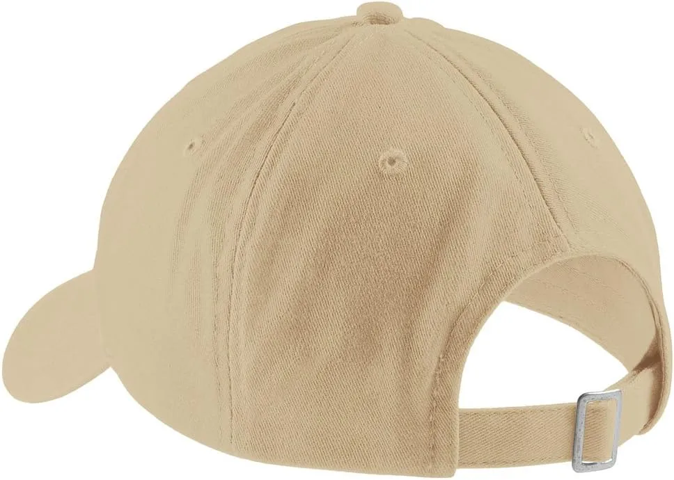 Trendy Apparel Shop Trash Embroidered Soft Crown 100% Brushed Cotton Cap