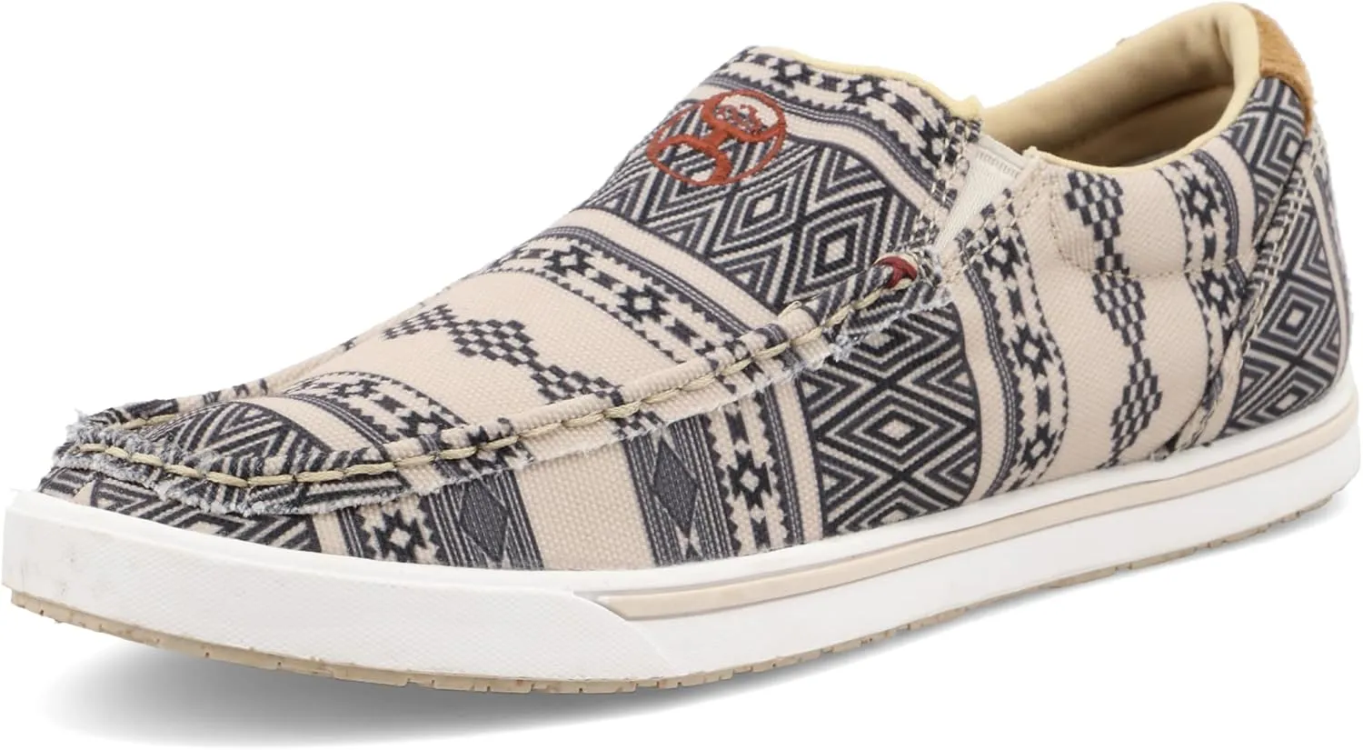 Twisted X Women's Hooey Slip-On Loper, Moc Toe, Taupe & Black, 8 M