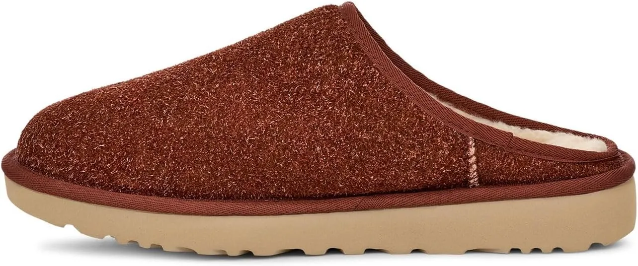 UGG Men's Classic Slip On Shaggy Suede Slipper
