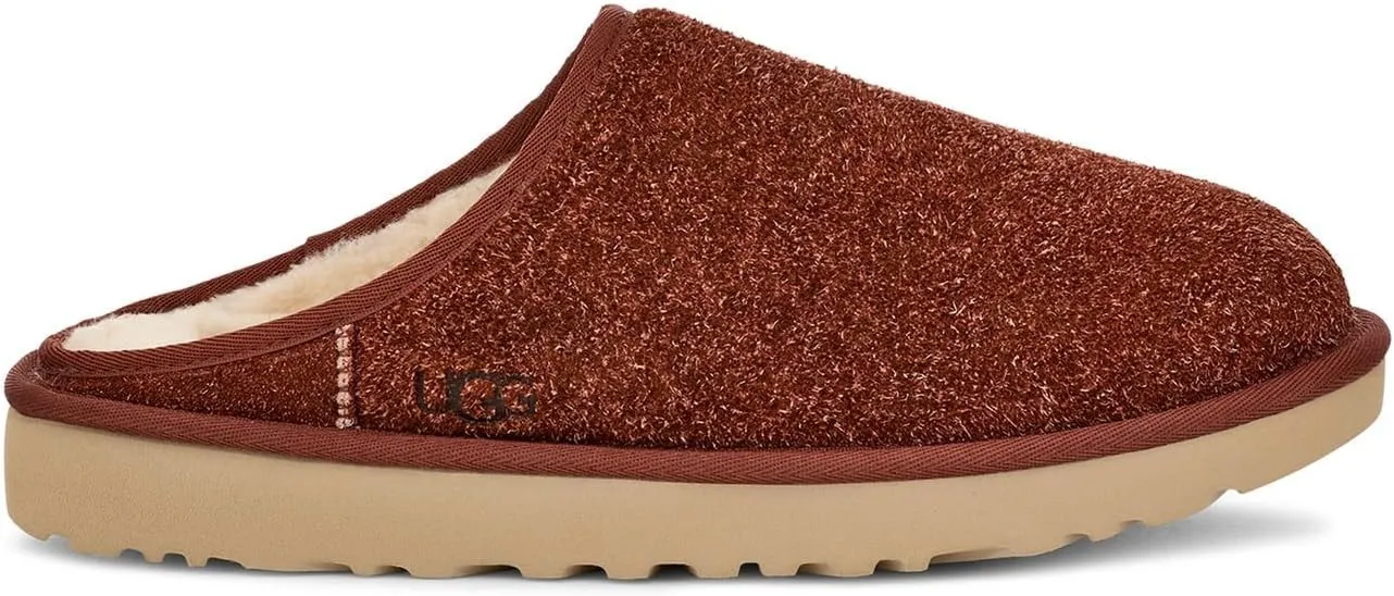 UGG Men's Classic Slip On Shaggy Suede Slipper