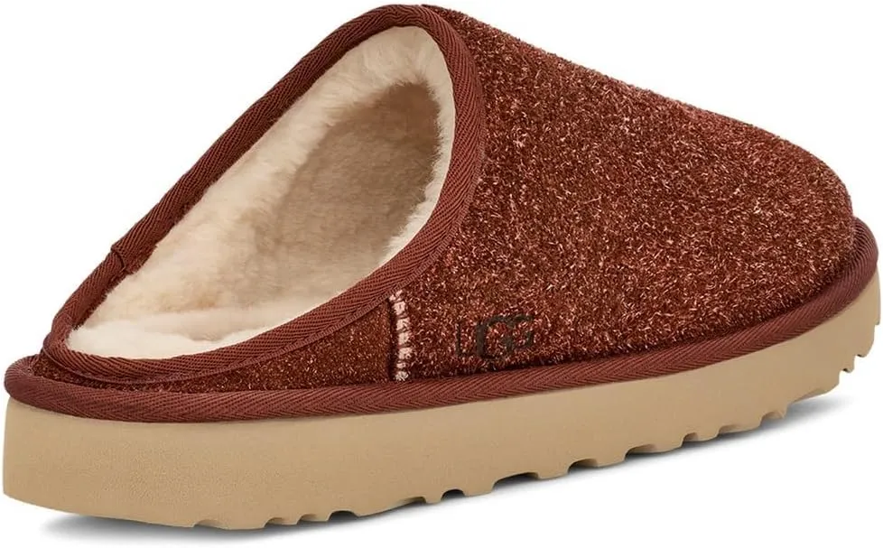 UGG Men's Classic Slip On Shaggy Suede Slipper
