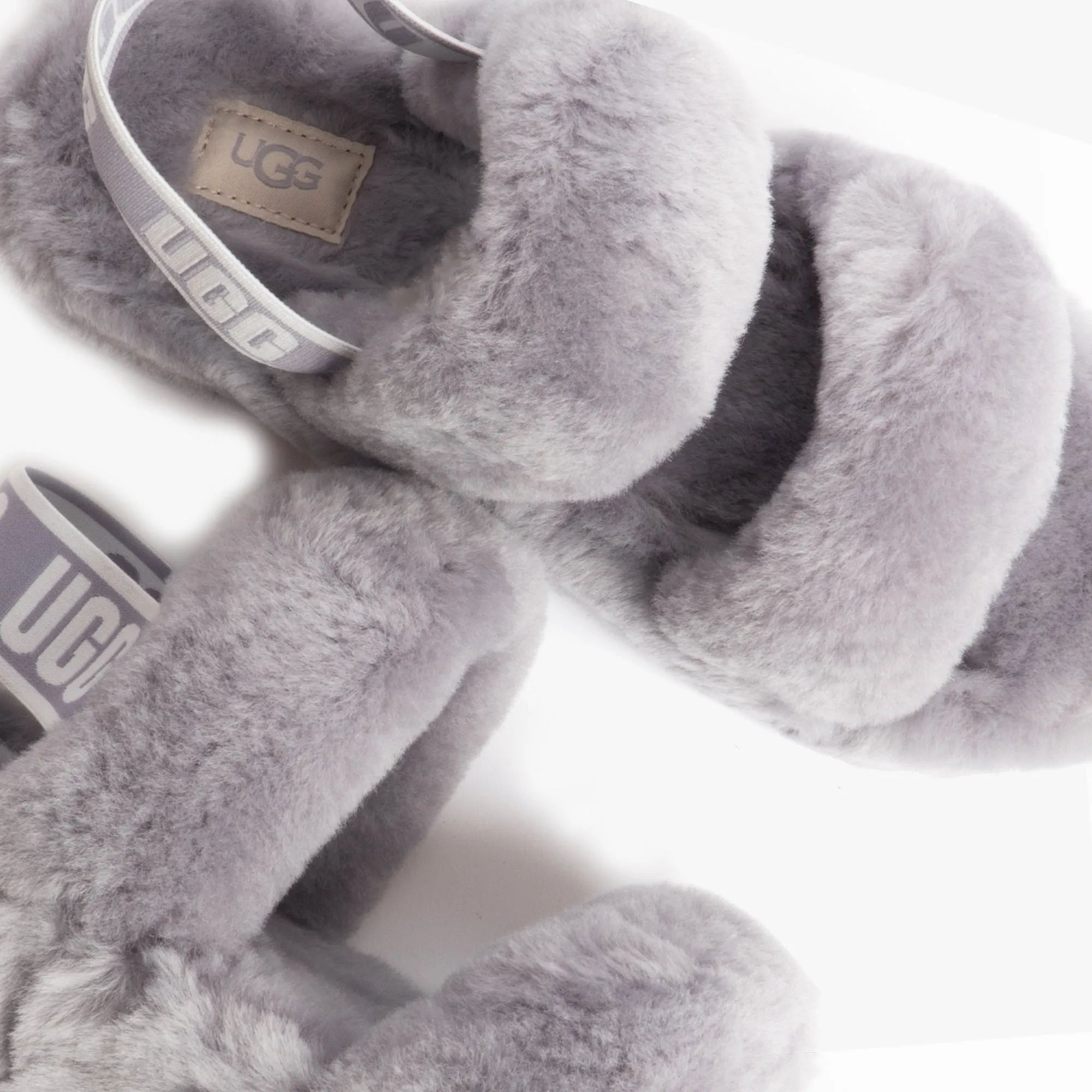 UGG OH YEAH SLIDE Womens Slide Slippers Soft Amethyst
