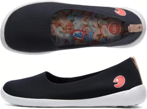 UIN Ballet Flats Shoes for Women Art Printed Wide Toe Casual Breathable Lightweight Slip On Women Loafers