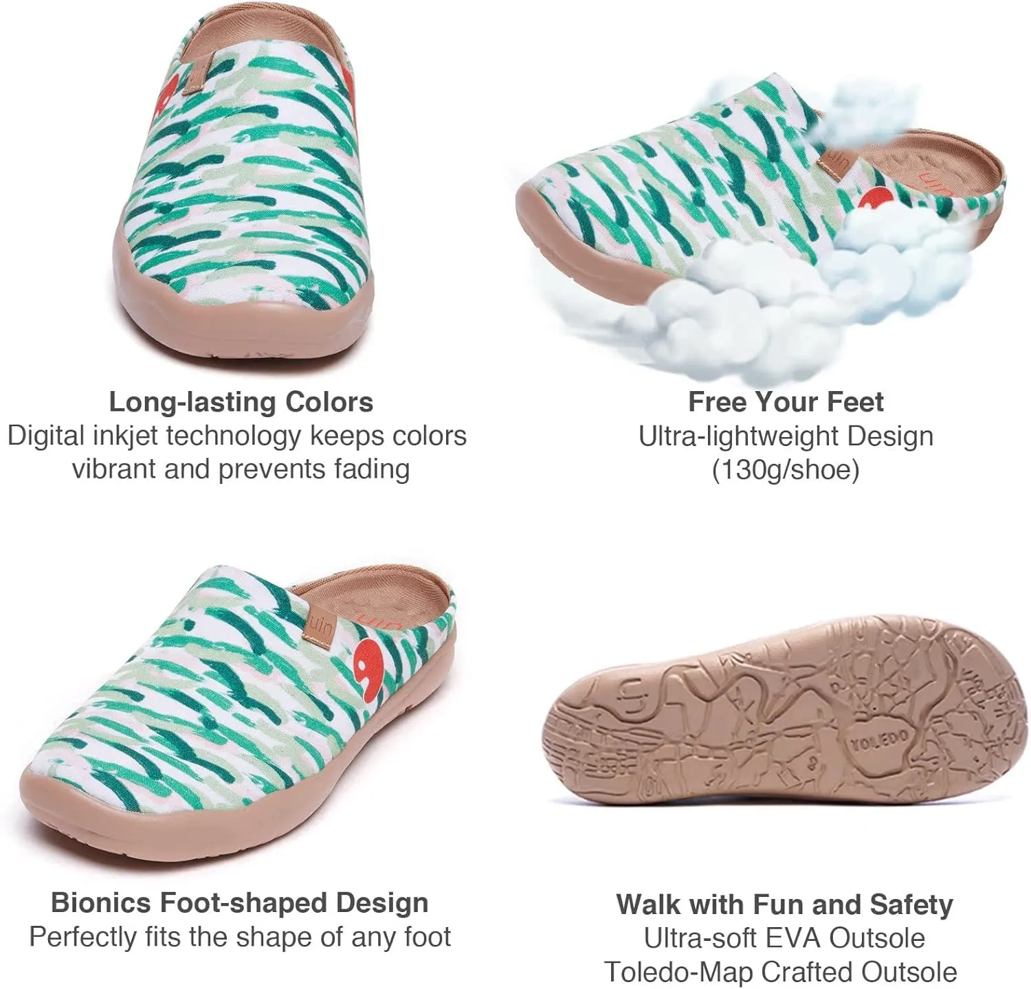 UIN x National Gallery Collaboration Slip On Art Travel Shoes
