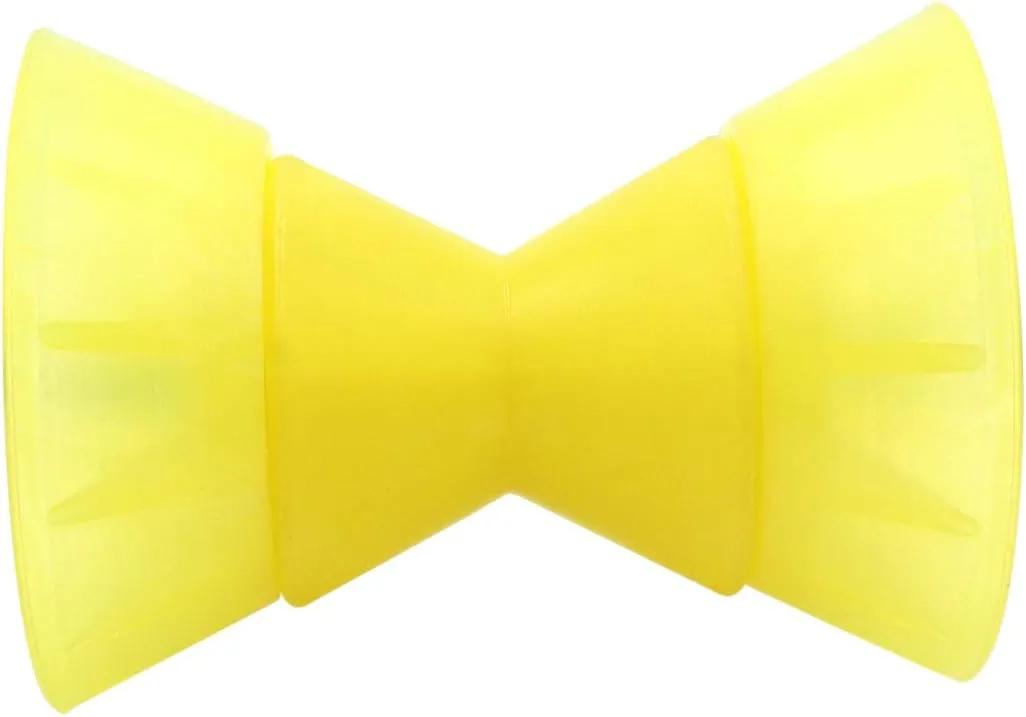 Ultimate 4" X 7" Overall Width Boat Trailer Roller Bow Stop Polyurethane 1/2" Mounting Hole