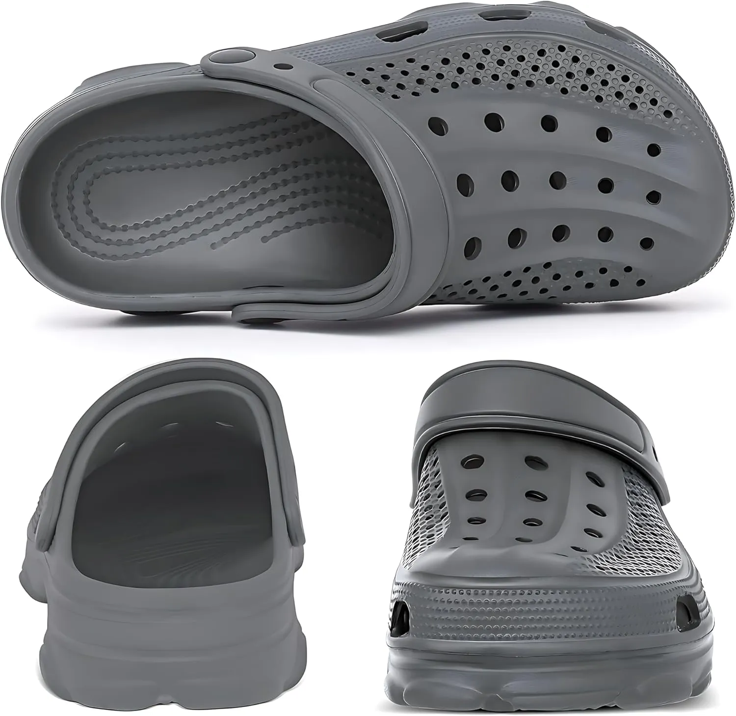 Unisex Garden Clogs,Slip into Non-Slip Comfort with Arch Support,Experience air Cushion Comfort and Easy Slip-on Design, Great for Water Adventures and Casual wear.