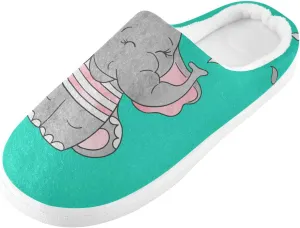 Unisex Memory Foam Slippers Non-Skid Slip-on Soft Warm Sole Fleece Shoes 6-17