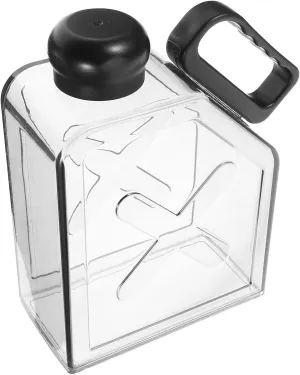UPKOCH Flat Portable Water Bottle for Travel Reusable Collapsible Kettle Lightweight Design for for Outdoor Sports Daily Use Convenient Flat Water Container for Bag