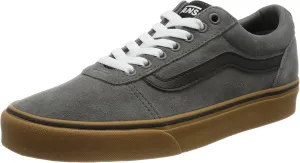 Vans Men's Ward Sneaker, Suede Pewter Gum, 11.5
