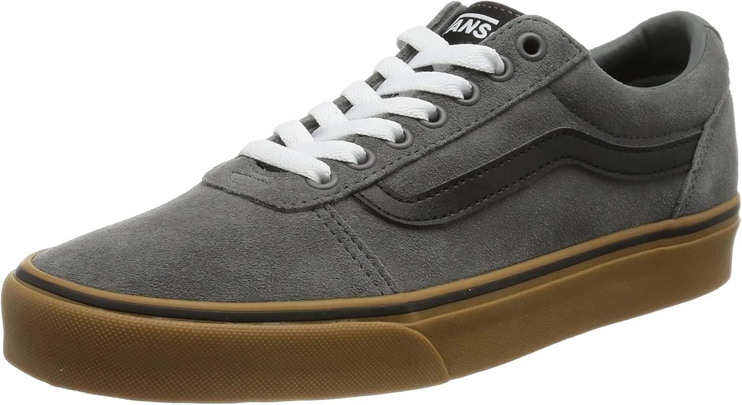 Vans Men's Ward Sneaker, Suede Pewter Gum, 11.5