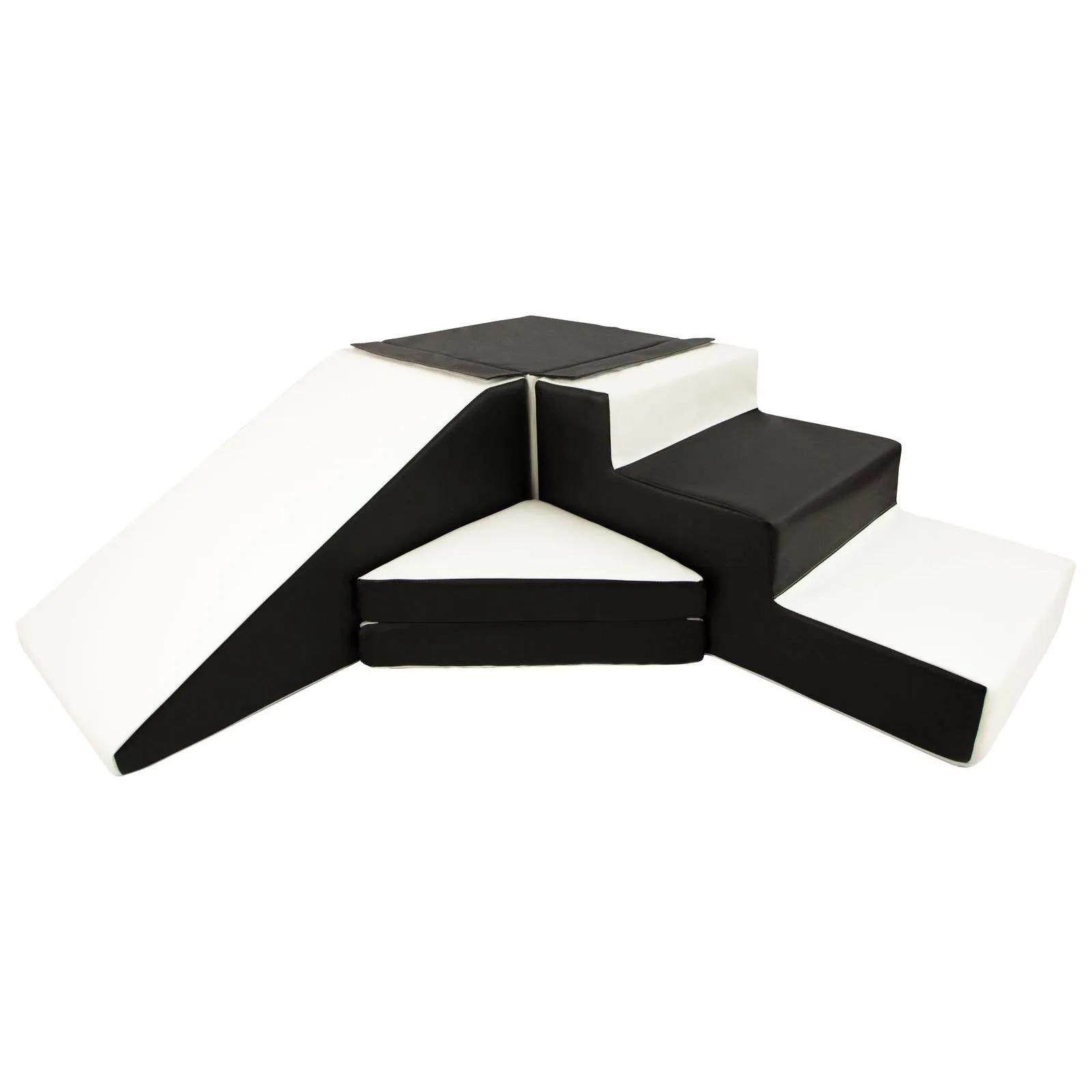 Velinda SLIDE Foam Block Set - Soft Play Step and Slide - Colorful, Safe & Versatile Playtime Fun