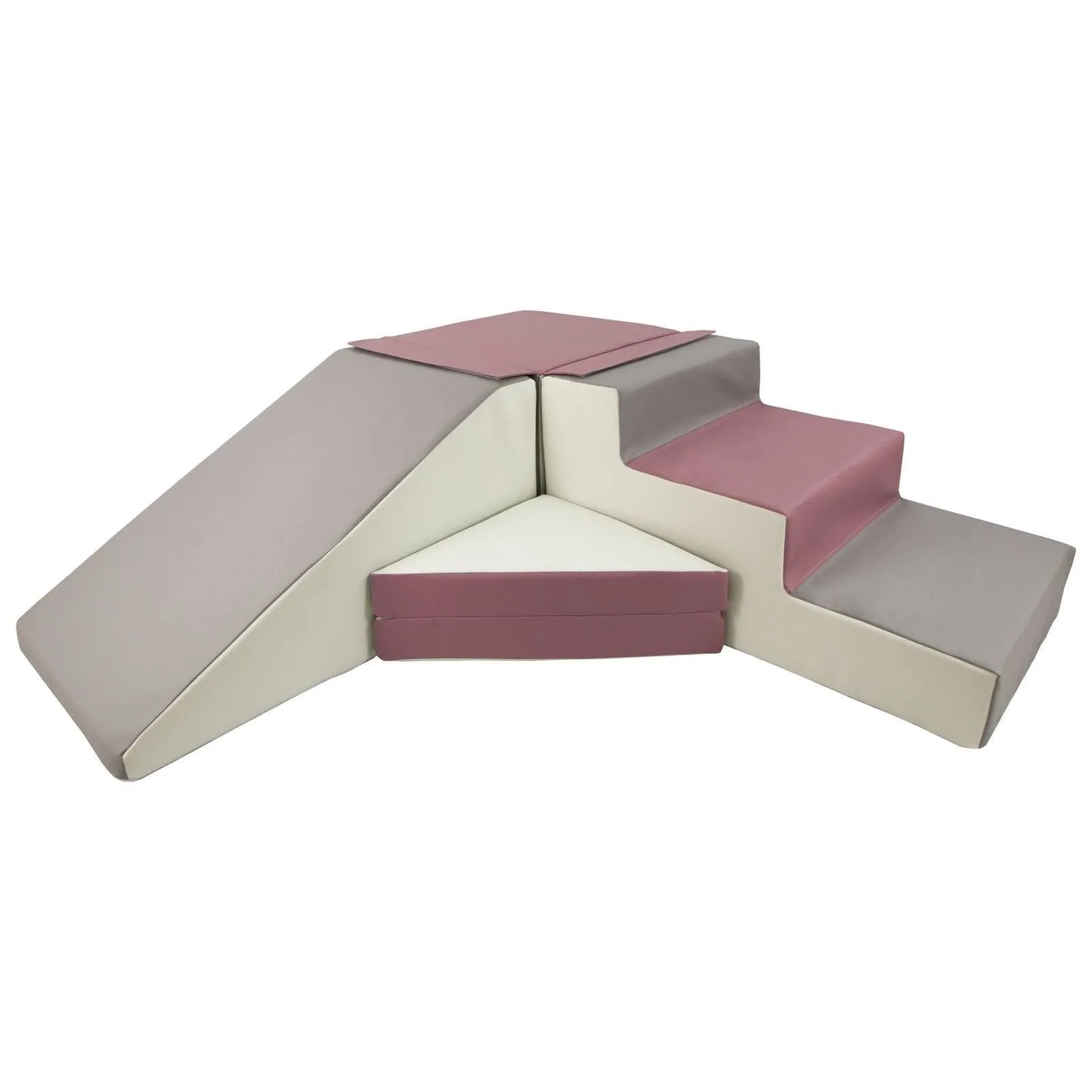 Velinda SLIDE Foam Block Set - Soft Play Step and Slide - Colorful, Safe & Versatile Playtime Fun
