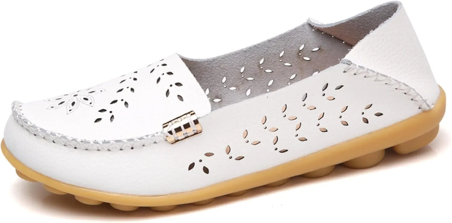 VenusCelia Women's Comfort Walking Boat Shoe