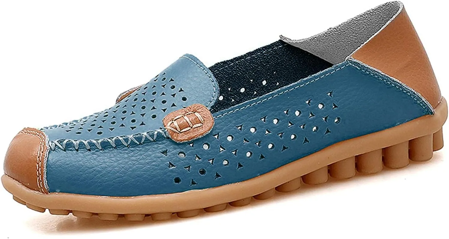 VenusCelia Women's Comfort Walking Boat Shoe