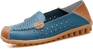 VenusCelia Women's Comfort Walking Boat Shoe