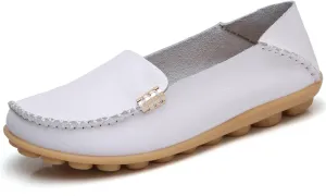VenusCelia Women's Comfort Walking Boat Shoe