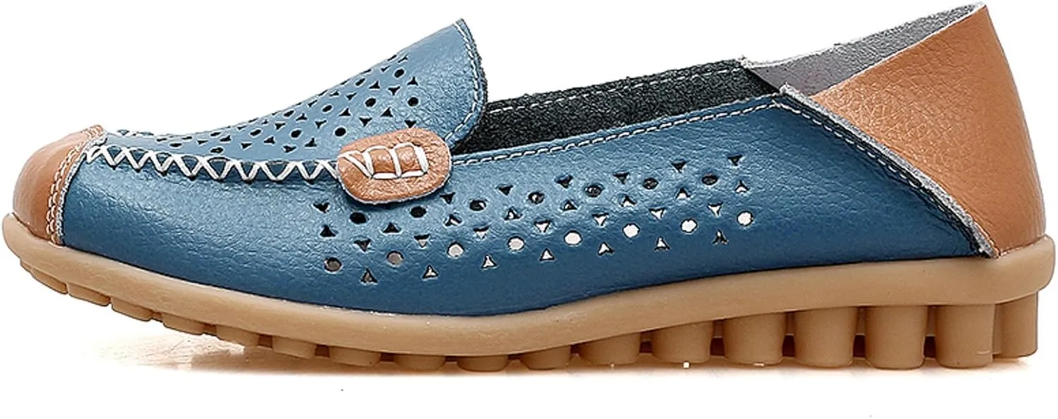 VenusCelia Women's Comfort Walking Boat Shoe