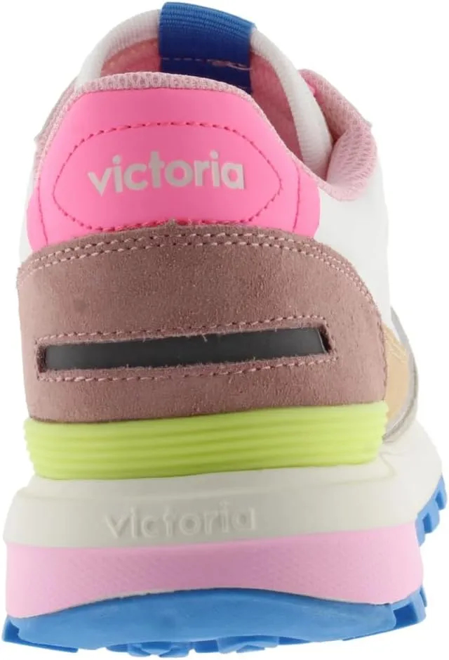 victoria Unisex-Adult Luna Nylon & Suede Multicolor Sneaker