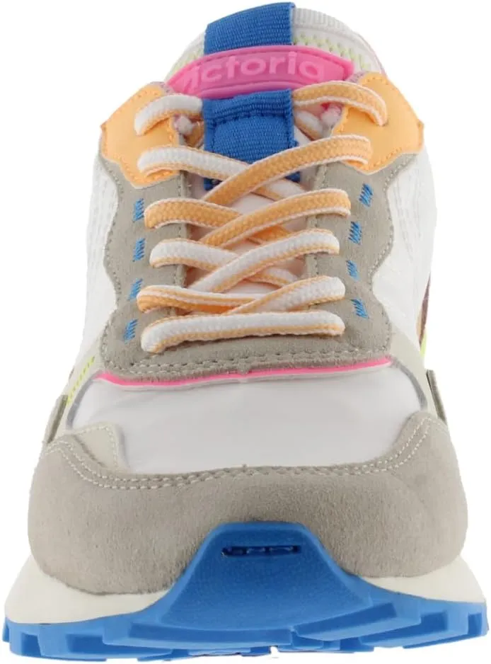 victoria Unisex-Adult Luna Nylon & Suede Multicolor Sneaker