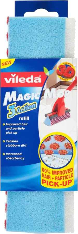 Vileda Magic Mop, 3 Action Refill