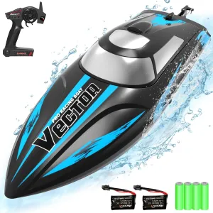 VOLANTEXRC RC Remote Control Boat for Pool，2.4Ghz Control Rc Boats for Adults，Lake Electric Boat with Water Cooling System 2Rechargeable Batteries
