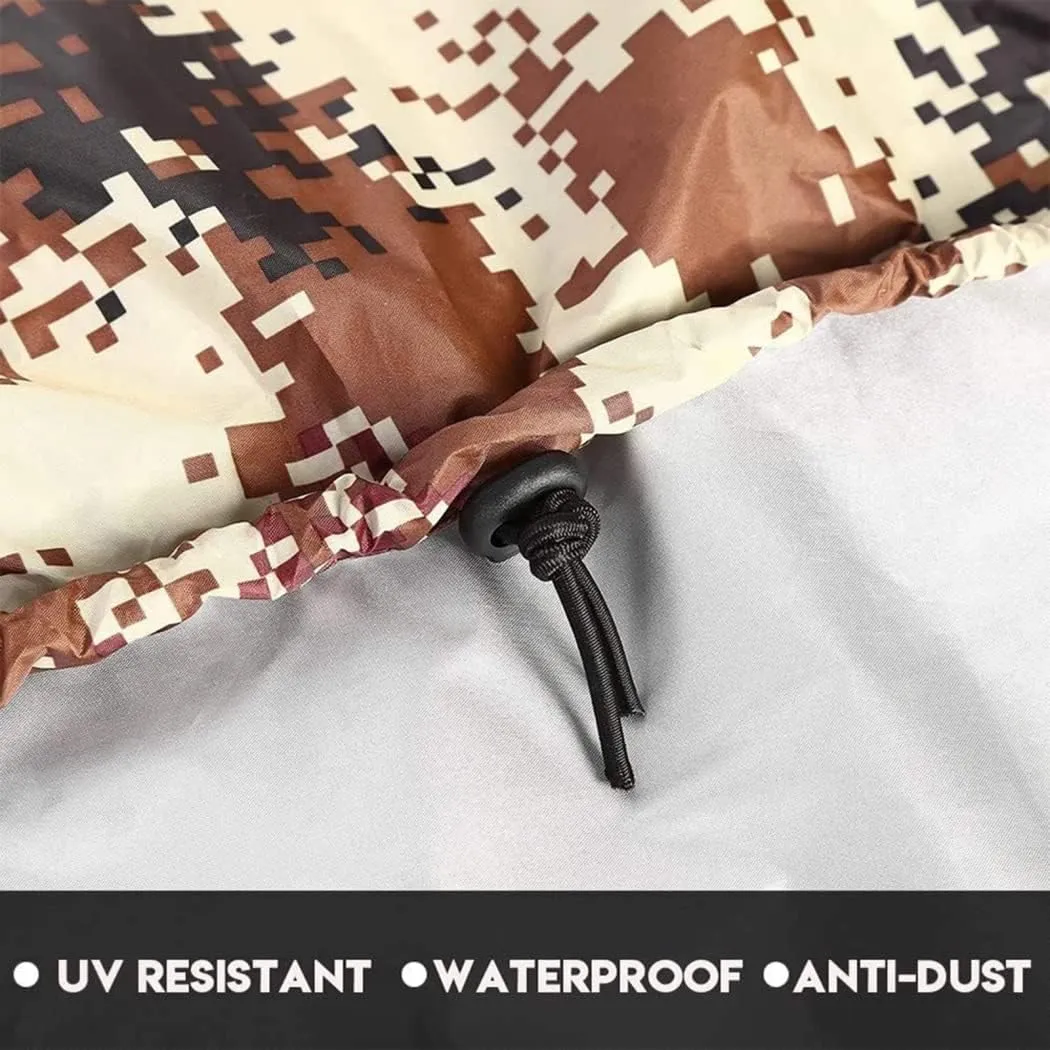 Waterproof Kayak Cover, 2.1-6M Anti-UV Dust Proof Canoe Storage Boat Cover Durable Tear Resistance Oxford Cloth Boat Cover for Kayak Outdoor Protection