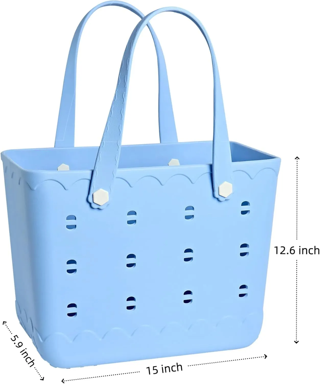 Waterproof Tote Bag for Beach, Pool, Boat.Lightweight Waterproof Washable Durable All Purpose Outdoor Tote Bag.