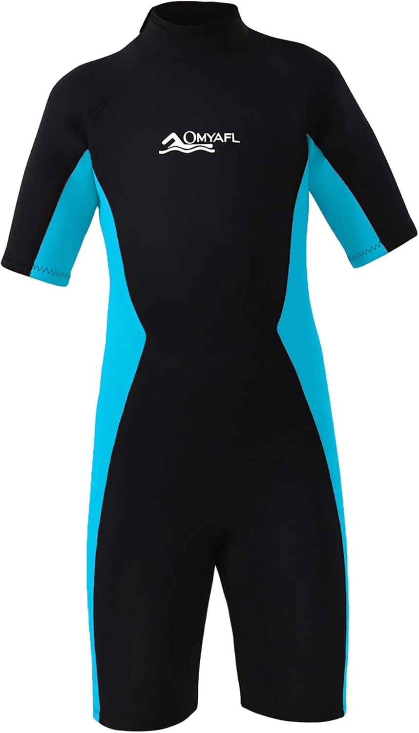 Wetsuit for Kids Boys Girls 2mm Neoprene Wetsuit in Cold Water Swimming and Surfing