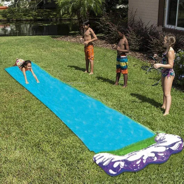 Whale Inflatable Slip and Slide | Kids Outdoor Water Fun with Sprinkler