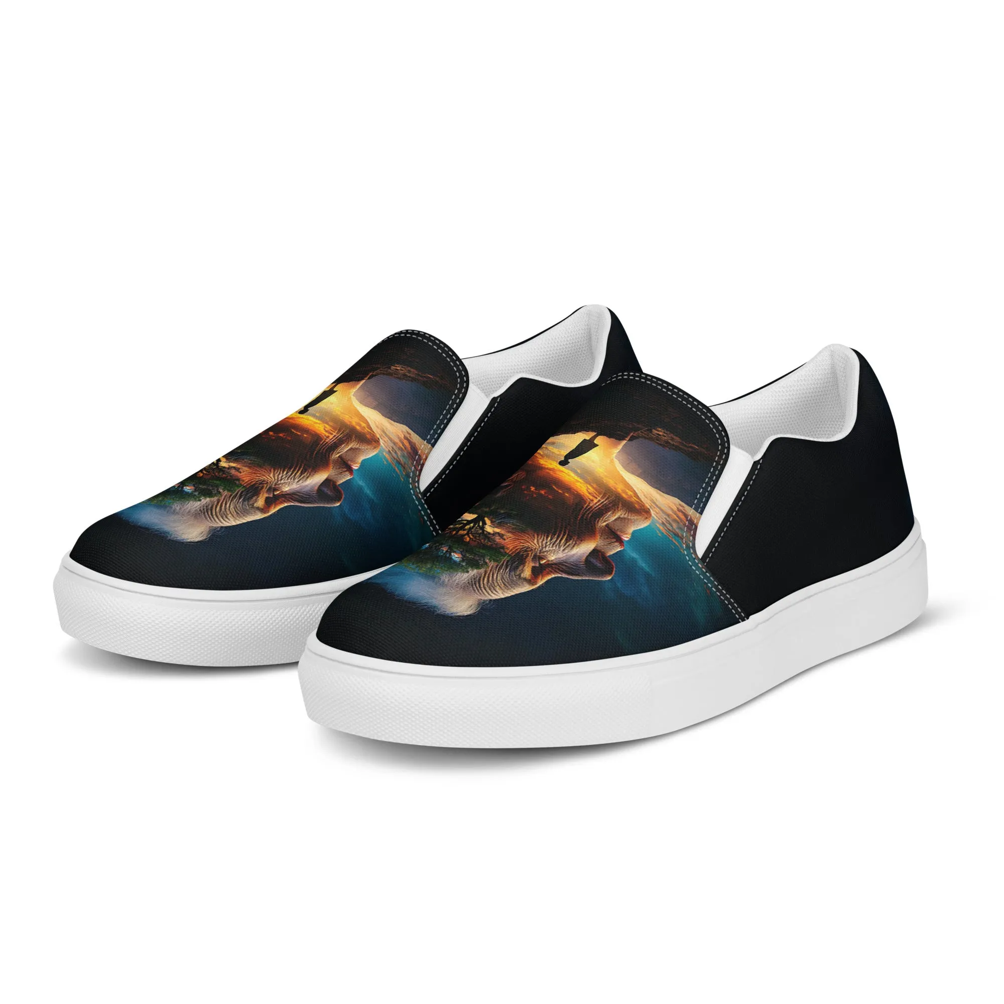 Whispered Visions Women’s slip-on canvas shoes