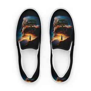 Whispered Visions Women’s slip-on canvas shoes