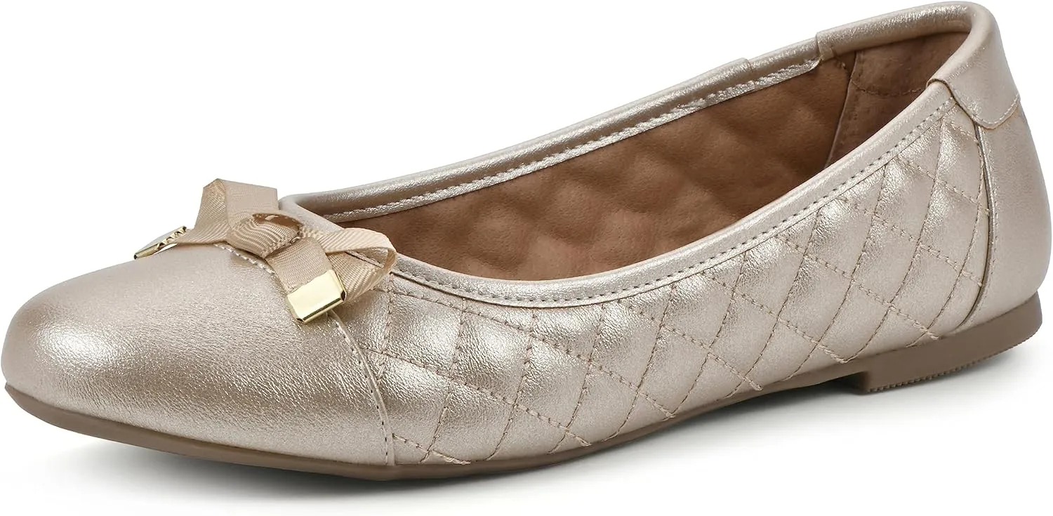 WHITE MOUNTAIN Women's Seaglass Quilted Ballet Flat