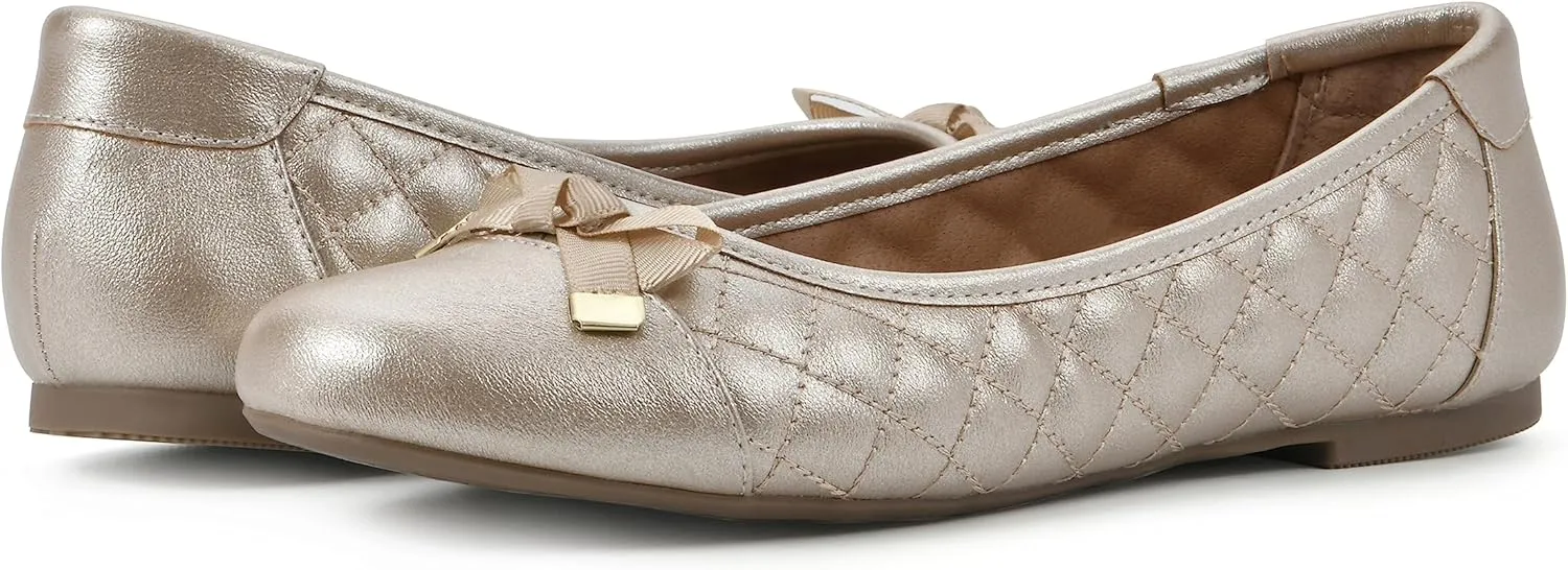 WHITE MOUNTAIN Women's Seaglass Quilted Ballet Flat