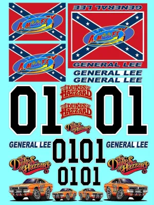 White Vinyl Gloss Dukes Vinyl R/C Racing Sponsor Sticker Small-1/24-1/16th Scale Model Decal Sticker Radio Control Lexan Body-Decorate Your R/c Cars, Boats, Trucks Scale Model–Die-Cut to Shape