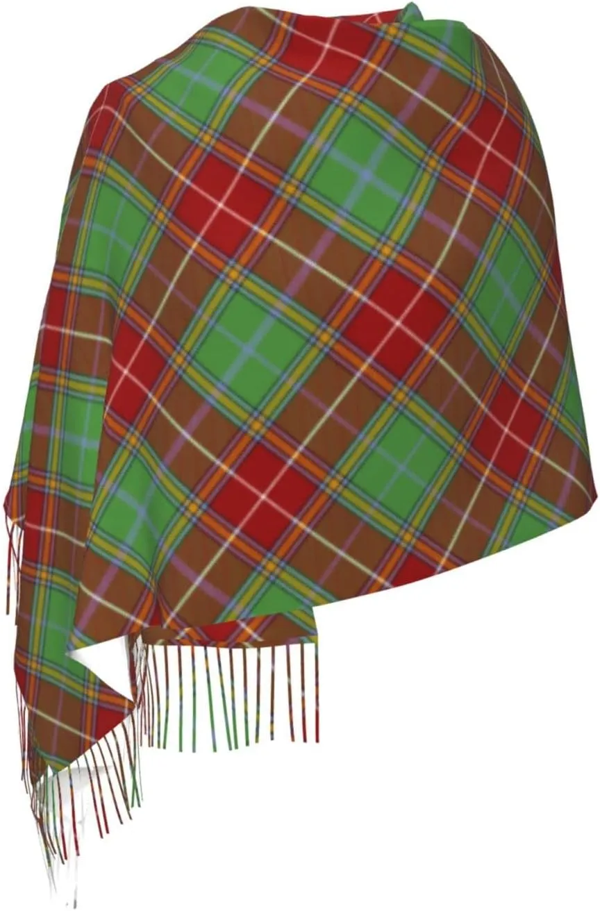 Winter Warm Wrap Shawl Ancient Tartan Of The Scottish Clan Shaw Print Scarves Blanket Scarf For Women Men