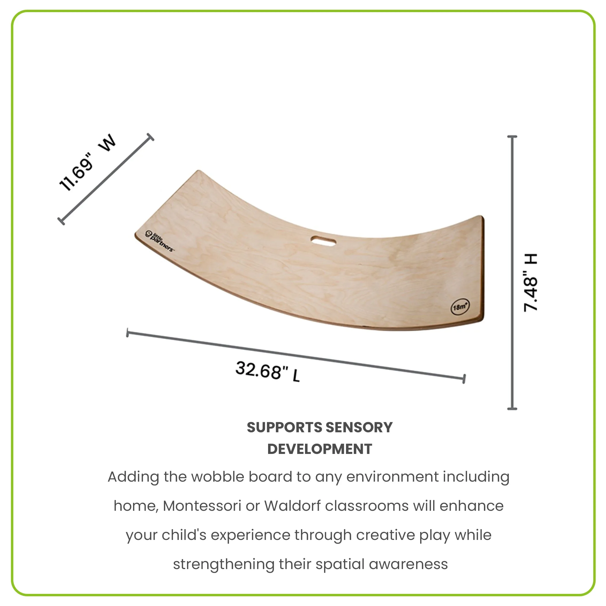 Wobble Board - Soft White (Not available for shipping)