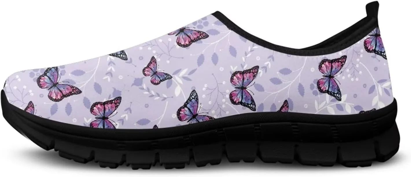 Women Slip On Sneakers Casual Low Top Flats Shoes Soft Non-Slip Walking Shoes Classic Lightweight Shoes