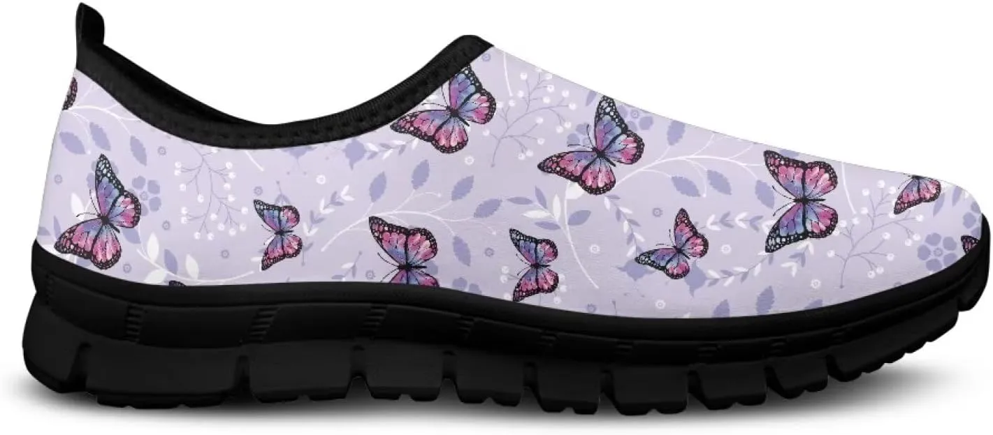 Women Slip On Sneakers Casual Low Top Flats Shoes Soft Non-Slip Walking Shoes Classic Lightweight Shoes