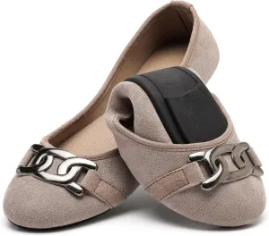 Women's Ballet Flats Dress Shoes for Women, Women Classic Round Toe Slip On Flat Walking Shoes, Women Casual Comfortable Soft Knit Black Leopard Flats Shoes