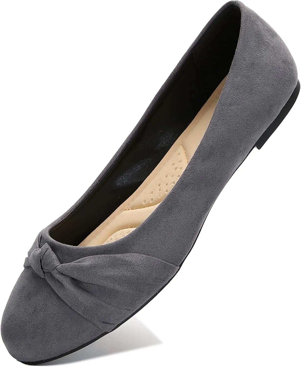 Women's Ballet Flats Shoes, Dress Shoes for Women Round Toe Comfort Light Weight Slip-On Shoes